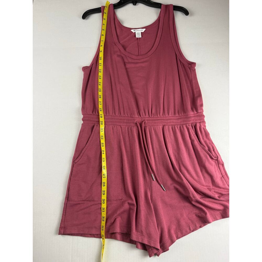 ATHLETA Balance Sleeveless Romper - Berry Rose - L - Picture 5 of 11